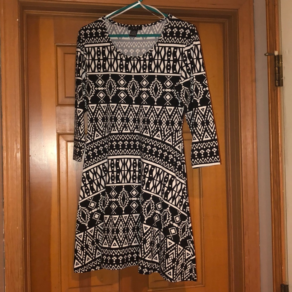 Black and White Dress